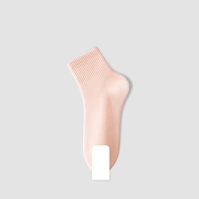 春夏款  純色短襪 吸汗 運動 百搭 2312