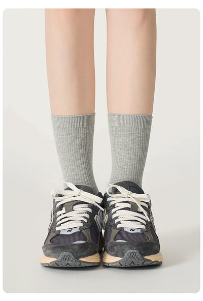 中筒襪 棉長襪 堆堆襪 配小皮鞋襪 205