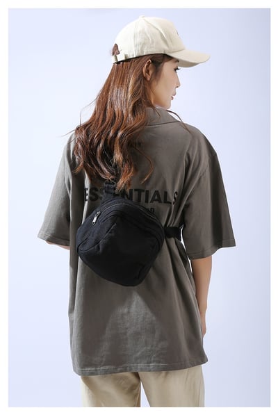 原宿風ins少女 水洗帆布包 單肩斜挎貝殼包 5475