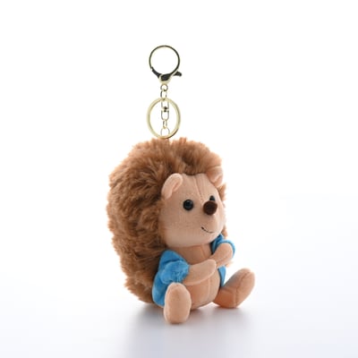 可愛毛絨玩具 吊飾鑰匙扣 浣熊 刺繡  n11022