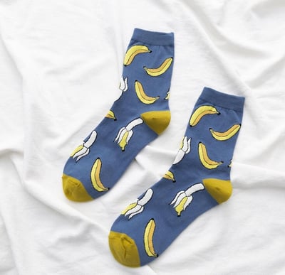 水果系列 中筒襪 日系女士棉襪097