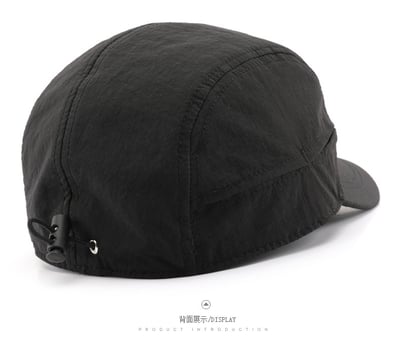 日系個性短檐速乾棒球帽 純色百搭 防曬遮陽鴨舌帽 戶外 出遊 運動 休閒 四季 潮帽 n600324