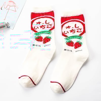 日系卡通  中筒街頭休閒 百搭潮襪  645