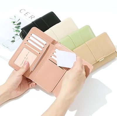 高級感拼接女士錢包   n5691