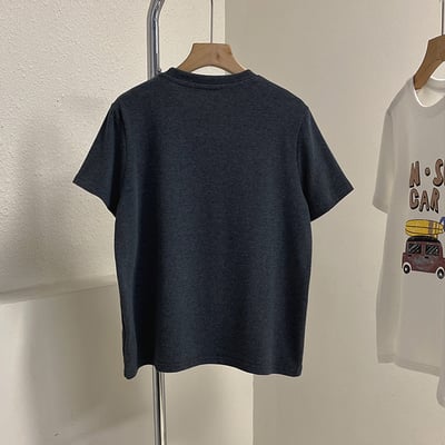 (春秋款)百搭汽車卡通 顯瘦灰色短袖T恤 7152