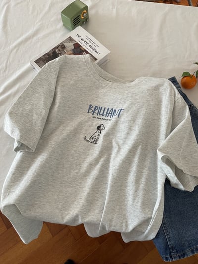 短袖T恤 女夏季寬鬆輕薄透氣 慵懶風減齡上衣 百搭 休閒 時尚 氣質 潮流 女裝 n600043