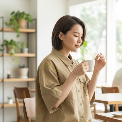 蕾絲拼接寬版襯衫 乾爽棉質 成熟女性風  j13012