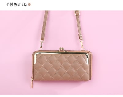 繡花橫款  手機包 手拿包  斜跨單肩包 n5733