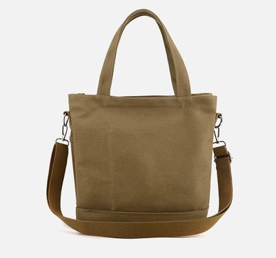 帆布大容量斜挎包 單肩手拎包 5045