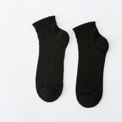 日系鏤空透氣短襪   753