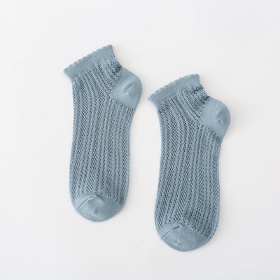 日系鏤空透氣短襪   754