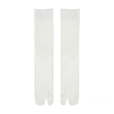 日系寬豎條紋 純色分趾襪 極簡基礎二趾堆堆襪   n1196