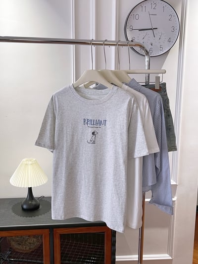 短袖T恤 女夏季寬鬆輕薄透氣 慵懶風減齡上衣 百搭 休閒 時尚 氣質 潮流 女裝 n600047