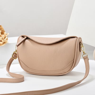 時尚單肩包 百搭軟皮女包 斜挎包 5214