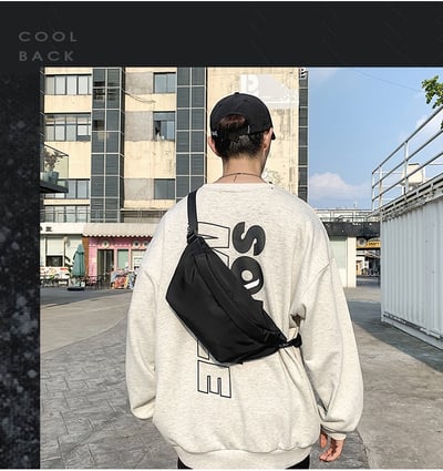 休閒背包 腰包 運動時尚 小胸包 5515