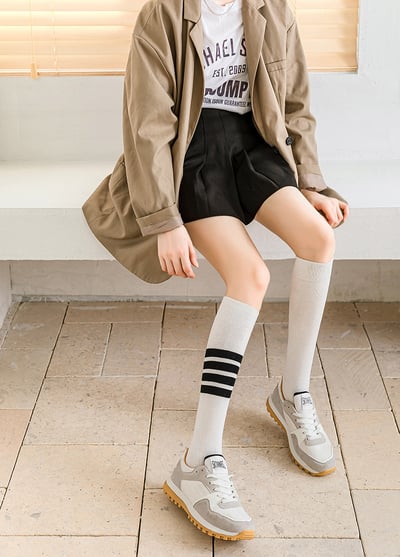 街頭潮襪不對稱小腿襪 183