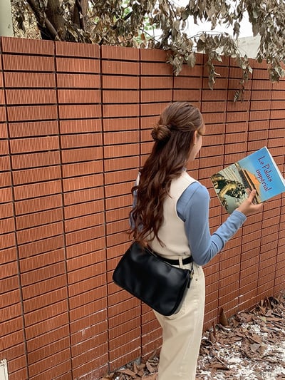 高級感 時尚百搭軟斜挎包 簡約質感 5125