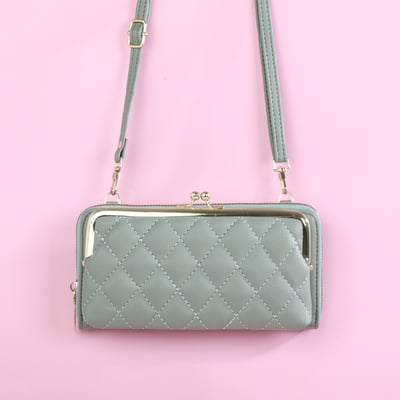 繡花橫款  手機包 手拿包  斜跨單肩包 n5736