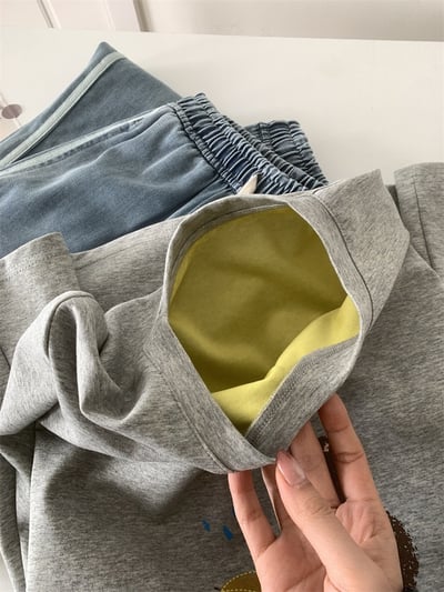 韓系復古小熊印花短袖T恤 女寬鬆圓領百搭 夏季新款 打底上衣 休閒 時尚 可愛 潮流 百搭 n600127