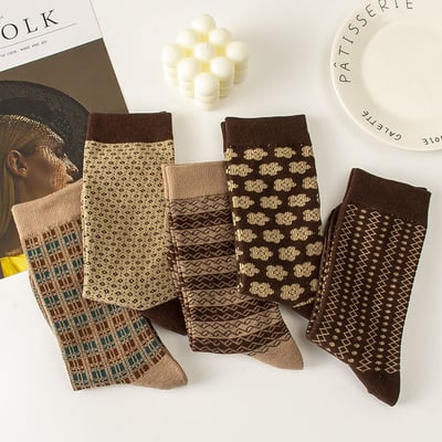 美拉德襪子 中筒襪ins潮襪 百搭棉襪 263