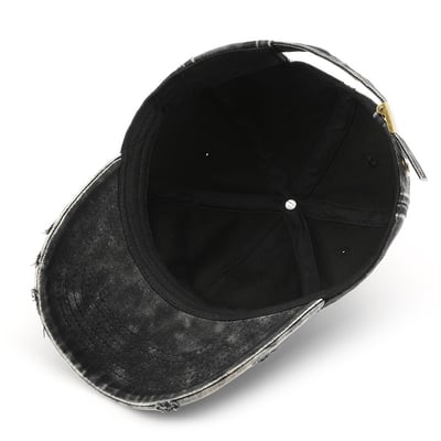 日系復古 破洞做舊 純色 鴨舌帽 棒球帽 戶外 出行 防曬 遮陽帽 百搭 潮流 n6003712