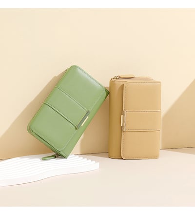 高級感拼接女士錢包   n5694