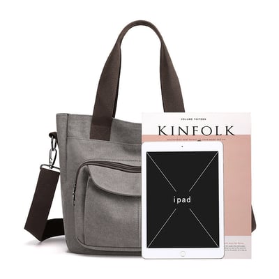 大容量包 帆布通勤手提包 百搭 簡約 5016