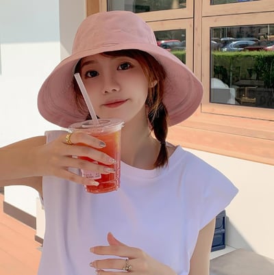 MISSRSHOP 防曬漁夫帽 女大帽簷遮陽帽 抗UV防紫外線  可折疊百搭 日系遮陽盆帽 n2650183
