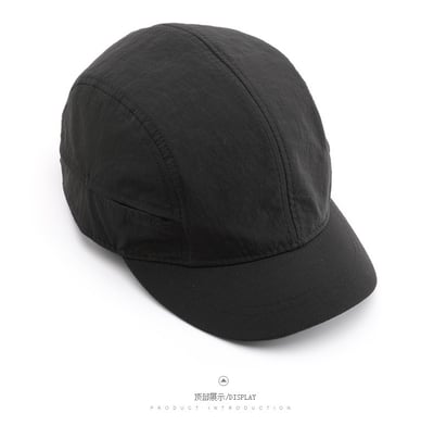 日系個性短檐速乾棒球帽 純色百搭 防曬遮陽鴨舌帽 戶外 出遊 運動 休閒 四季 潮帽 n600325