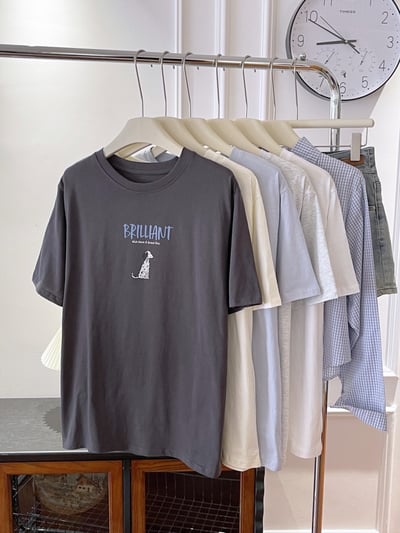 短袖T恤 女夏季寬鬆輕薄透氣 慵懶風減齡上衣 百搭 休閒 時尚 氣質 潮流 女裝 n600049