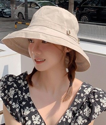 MISSRSHOP 防曬漁夫帽 女大帽簷遮陽帽 抗UV防紫外線  可折疊百搭 日系遮陽盆帽 n2650187