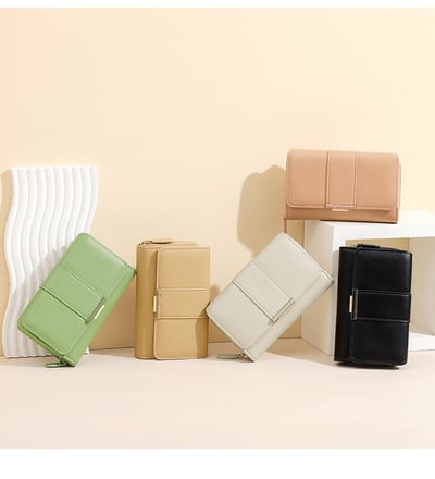 高級感拼接女士錢包   n5692