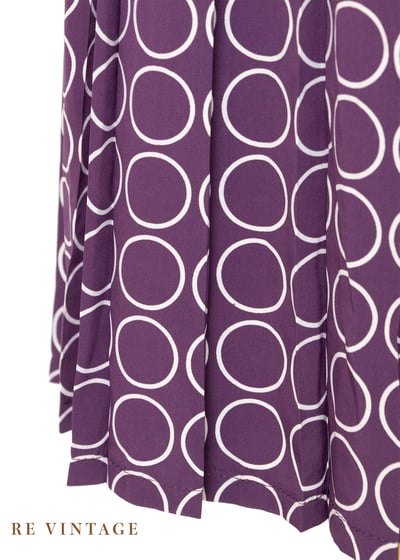 Purple Polka dots 百褶美裙（27-30"）6