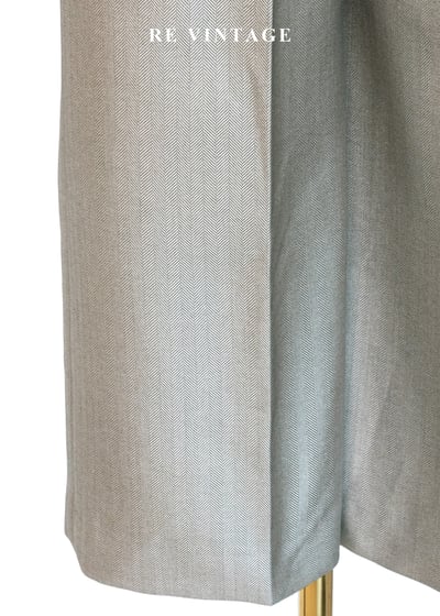 質感單品 - 摩登斜紋光影高腰雙排釦長褲（24"）11