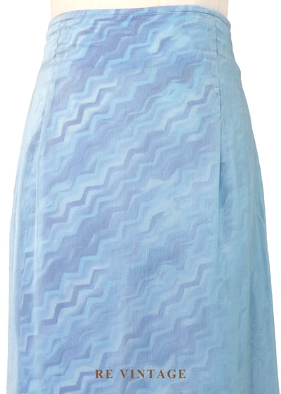 透明水紋霧藍長裙（27-29"）3