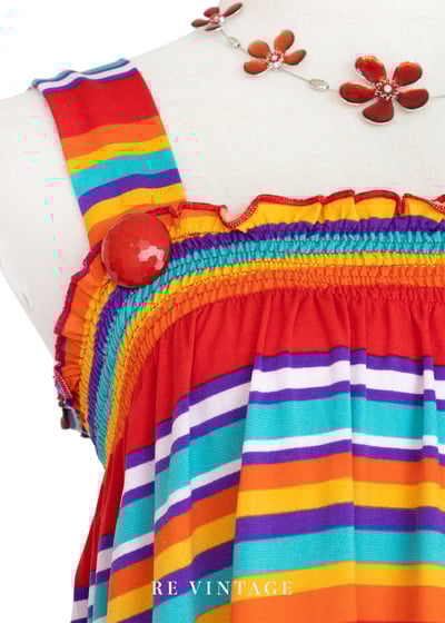 紅寶石甜蜜彩虹長版上衣/迷你洋裝5