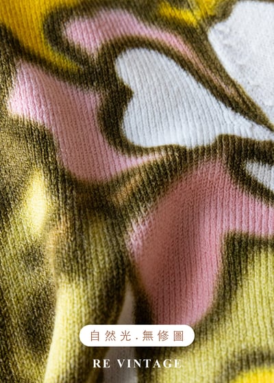 幻彩大花野性花園薄款針織毛衣14