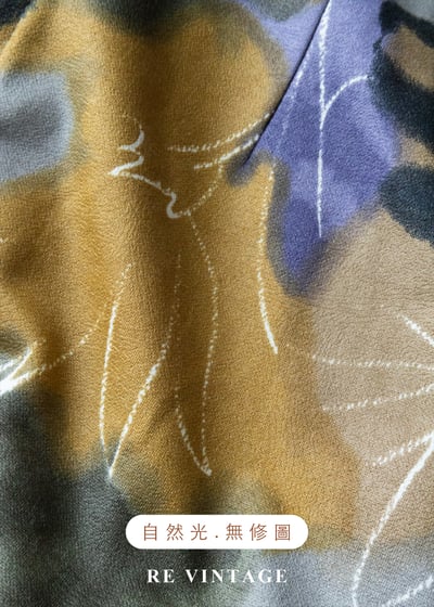 藝術家的調色盤暈染花卉窄裙（26-28"）12