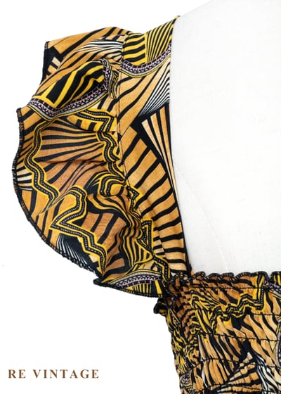 規律的幾何迷宮夏日派對洋裝16