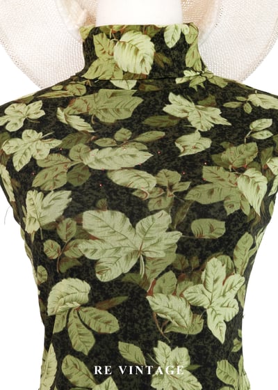 小紅點葉影謎語高領背心4