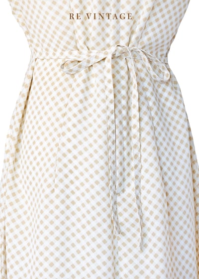 Sandshell 菱格紋氣質長洋裝8