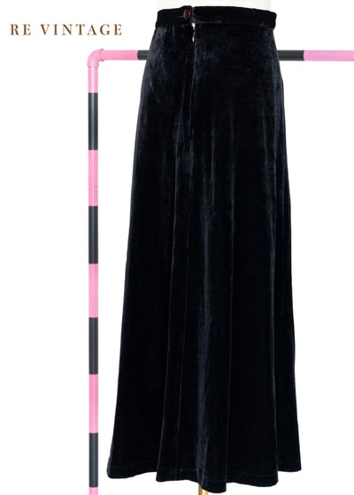 氣質單品 - 黑色衣櫃穿搭必備絨布裙裙（26"）6