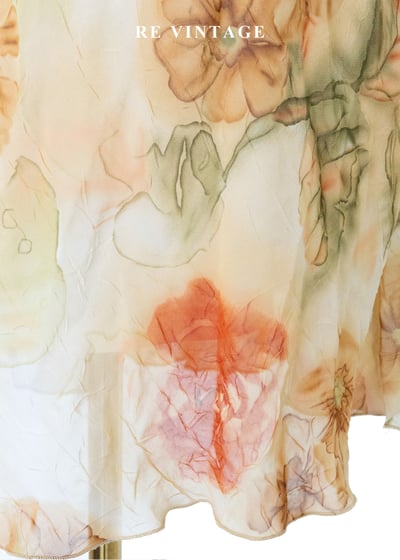 陽光午後大花圖騰少女洋裝14