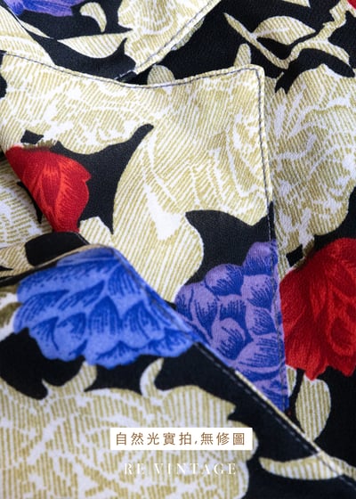 午夜牡丹華麗花火短袖上衣14