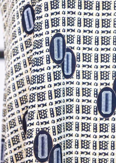 錢錢銅幣機格紋洋裝7