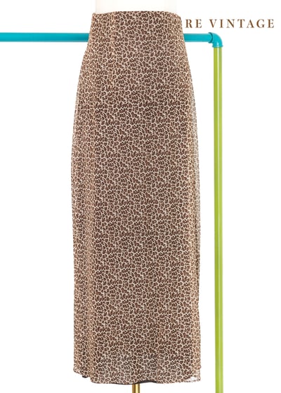 Roar 小豹紋網紗長裙（25-28"）1