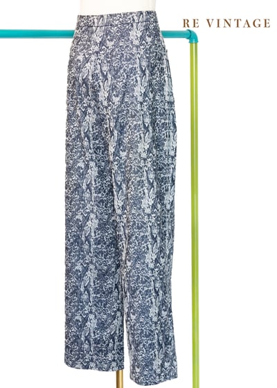 Blue camouflage 高腰褲褲（30"）6