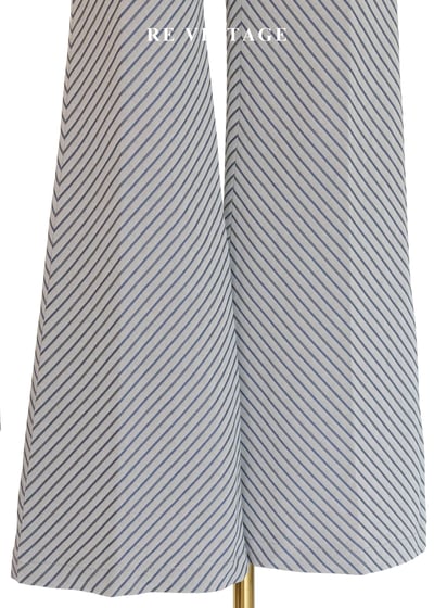 錯位時空斜紋交織喇叭褲（27"）6