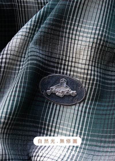 森林浴漸層格紋薄款夾克外套16