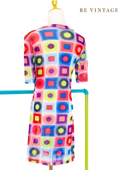 七彩霓虹燈閃閃彈性洋裝6